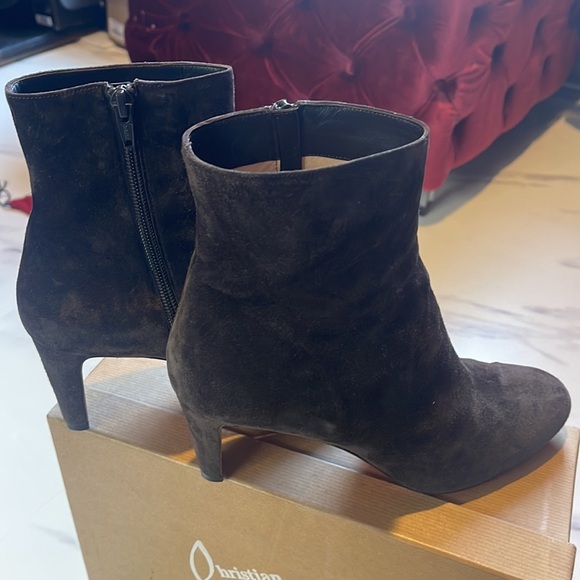 Louboutin Brown Suede Boots (37.5) - Picture 7 of 10
